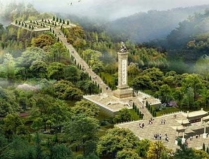 墓碑设计：大型园林规划
